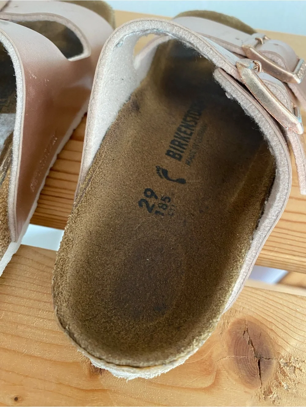 Birkenstock Arizona Kids Electric Metallic Copper Sandals 11